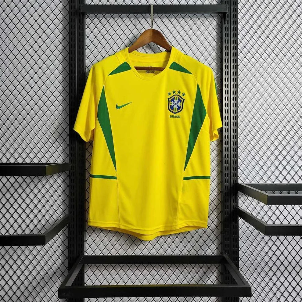 Brazil 2002 Home Shirt - JerseyKings