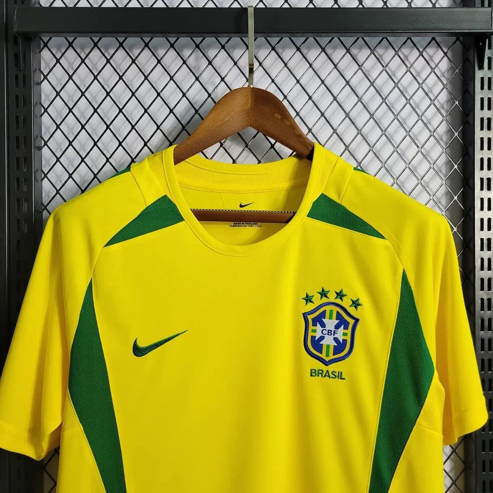 Brazil 2002 Home Shirt - JerseyKings