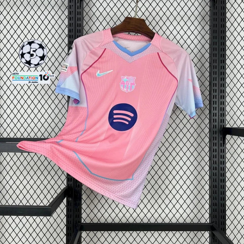 Barcelona 2025 Pink Special Shirt - JerseyKings