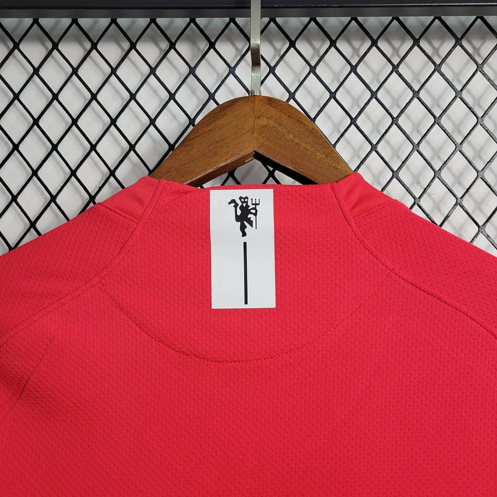 Man United 2007 L/S UCL Home Shirt - JerseyKings