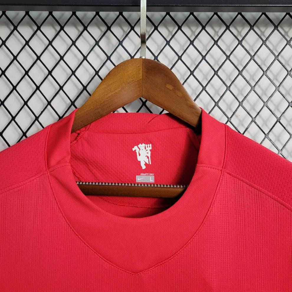 Man United 2007 L/S UCL Home Shirt - JerseyKings