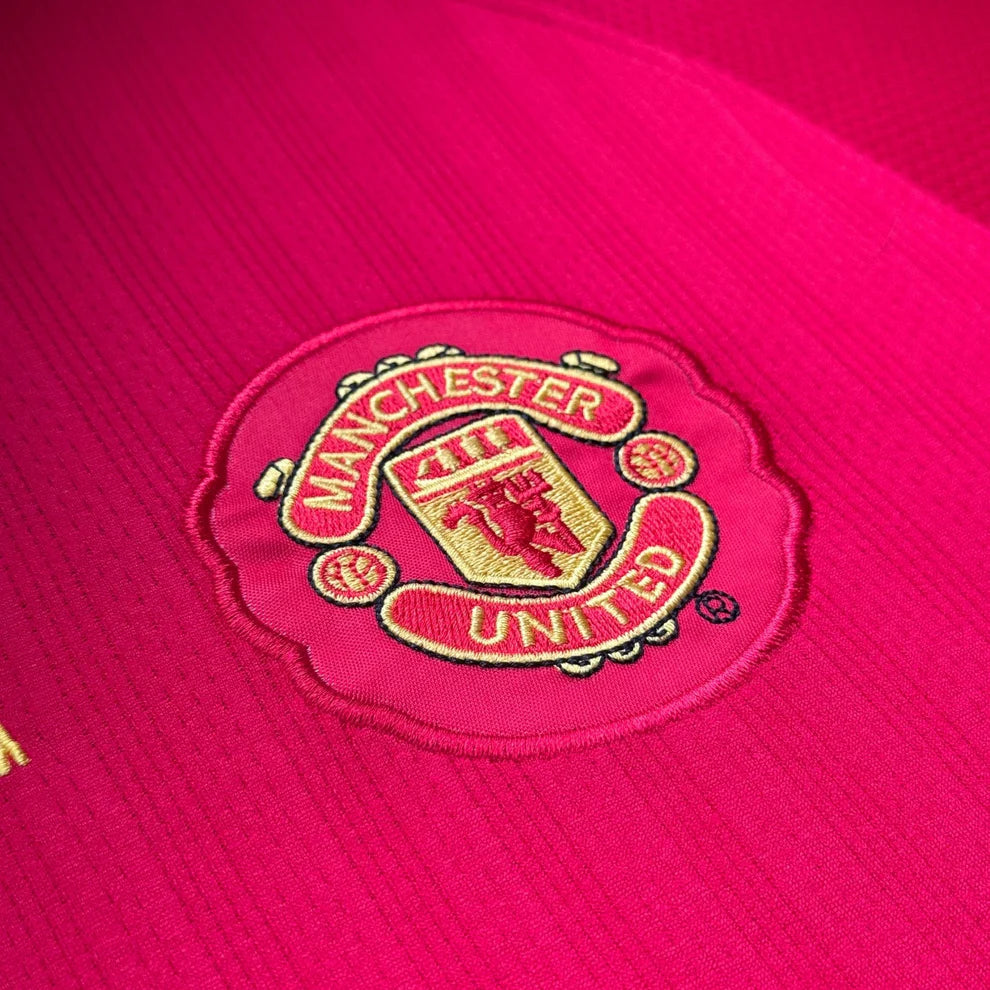 Man United 2007 L/S UCL Home Shirt - JerseyKings