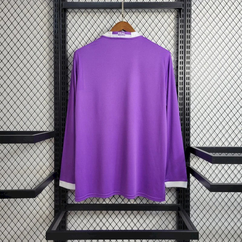 Real Madrid 2016 L/S Away Shirt - JerseyKings